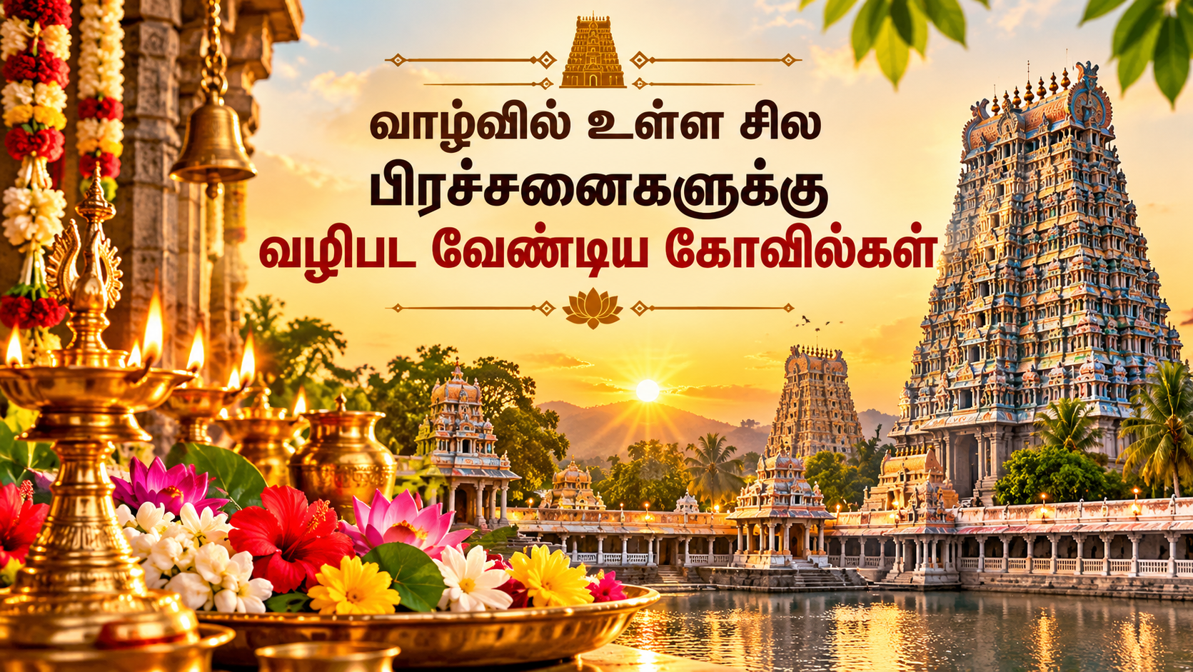 வாழ்வில் உள்ள சில பிரச்சனைகளுக்கு வழிபட வேண்டிய அனுபவ ரீதியான கோவில்கள்
